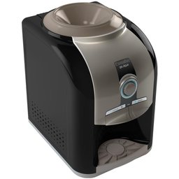 Bebedouro de Mesa Esmaltec Egm30 Linha Estilo Preto 127v - 4