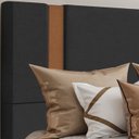 Ver imagem 6 de Cabeceira Queen 158 cm Veron Veludo Preto Soon