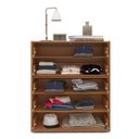 Ver imagem 3 de Cômoda Valência com 5 Gavetas 90x104cm Freijó/Branco 240831