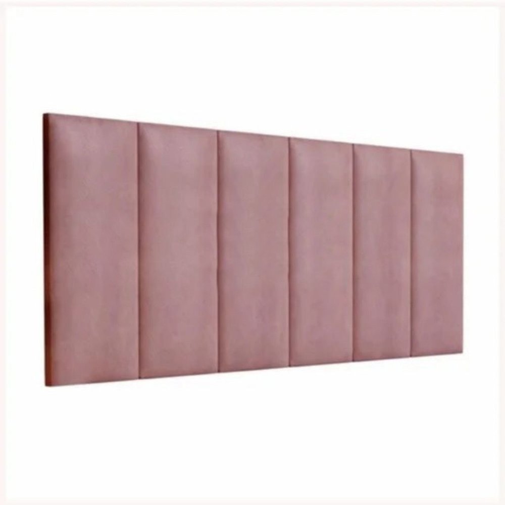 Cabeceira de Cama Box Módulo Estofado 60x20 - Corino Rose - 2