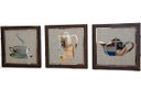 Ver imagem 1 de Quadro Decorativo Cozinha, Café, Restaurante 3 peças 25x25 cm