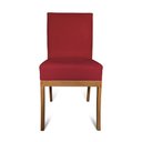 Ver imagem 3 de Kit 08 Cadeiras Para Sala De Jantar Paris Pés Palito Suede Vermelho - D'classe Decor