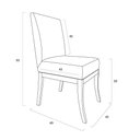 Ver imagem 2 de Kit 08 Cadeiras Para Sala De Jantar Paris Pés Palito Suede Vermelho - D'classe Decor