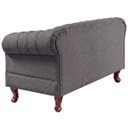 Ver imagem 4 de Namoradeira Chesterfield Duque 2 Lugares em Linho Grafite