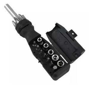 Kit Jogo Chaves Intercámbiaveis Soquete Bits Adaptadores Fenda Philips Torx Boca Rosca Hexagonal Sta