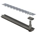 Ver imagem 1 de Ralo Linear Tampa Oculta 75cm Versatile 4257 Elleve