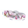 Cama Carro Solteiro Infantil Unicórnio Rosa Luke Móveis - 2