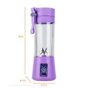 Ver imagem 2 de Mini Liquidificador Usb Recarregável 6 Lâminas 380ml