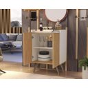 Ver imagem 3 de Aparador Buffet Retrô Cantinho do Café Wood 2 Portas:off/freijó