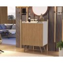 Ver imagem 1 de Aparador Buffet Retrô Cantinho do Café Wood 2 Portas:off/freijó