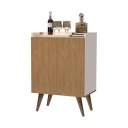 Ver imagem 2 de Aparador Buffet Retrô Cantinho do Café Wood 2 Portas:off/freijó