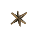 Ver imagem 1 de Escultura em Metal Dourado Mart 11,5x11,5cm