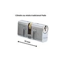 Ver imagem 2 de Cilindro Pado Tradicional 74mm Cr Zamak