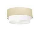 Ver imagem 1 de Plafon para Banheiro Cilíndrico Sb-3017 Cúpula Cor Algodão Crú Branco