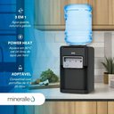 Ver imagem 2 de Bebedouro de Mesa para Garrafão Eos Mineralle Eletrônico Água Quente, Fria e Natural Preto