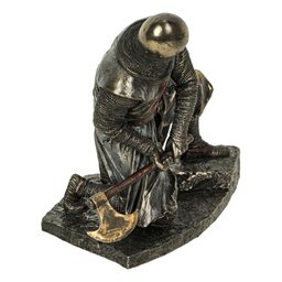 Cavaleiro Medieval Templario com Machado 77520 Veronese Design Bronzeada - 3