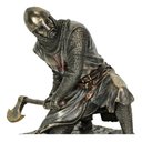 Ver imagem 1 de Cavaleiro Medieval Templario com Machado 77520 Veronese Design Bronzeada