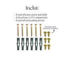 Ver imagem 3 de Kit 2 Suportes para Chave de Boca Painel de Ferramentas 12 Chaves Aço Alta Resistência Preto