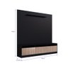 Estante Home para TV 03 PortasPreto/Montana - ProDecor - 2