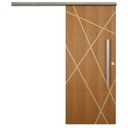 Ver imagem 1 de Porta de Correr Agatha Trilho Vision Pux. Barra Chata Cromado 1.10 X 2.10 Lado Esquerdo – Hale