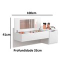 Ver imagem 3 de Penteadeira Suspensa Com Espelho Blush Albatroz