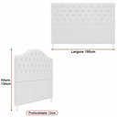Ver imagem 2 de Cabeceira para Cama Box King 195cm Balence Linho Bege - Sallar Home