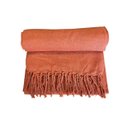 Ver imagem 2 de Manta em Algodão 1,40 X 2,30 Terra Cota