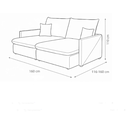 Ver imagem 6 de Sofá-Cama Casal 3 Lugares  Linho Cinza Luxo 160cm