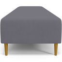 Ver imagem 4 de Puff Decorativo Sala de Estar Bali W01 Pés Palito 210x60cm Suede Cinza - Lyam Decor
