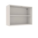 Ver imagem 4 de Armário Aéreo 2 Portas Rubi 80cm Off White Branco Yescasa
