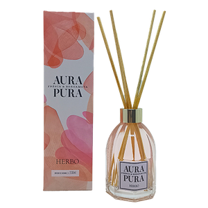Difusor de Varetas Frésia e Bergamota, 200ml, Aura Pura da Herbo
