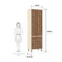 Ver imagem 3 de Paneleiro de Cozinha 70 Cm 2 Portas 3 Gavetas Sofia Luciane Móveis