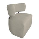 Ver imagem 3 de Kit 02 Poltronas Organicas Bouclê Bege - D'classe Decor