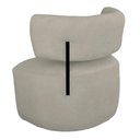 Ver imagem 6 de Kit 02 Poltronas Organicas Bouclê Bege - D'classe Decor