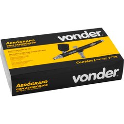 Aerógrafo com Acessórios 7 peças Vonder - 9