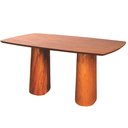 Ver imagem 1 de Mesa de Jantar Lisboa Retangular Cinamomo 135cm - 73806