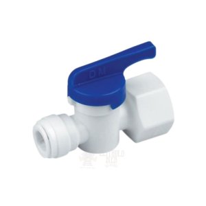 Conexão Rápida c/ Válvula Manual Tubo 3/8 X Rosca Fêmea 1/2 - DMFIT