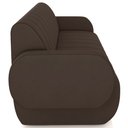 Ver imagem 6 de Sofá 2 Lugares Sala Living Orgânico 148cm Fávara K01 Veludo Marrom - Lyam Decor