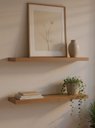 Ver imagem 1 de Kit de 2 Prateleiras 180cm MDF Freijó - On Móveis