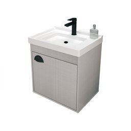 Gabinete Armario para Banheiro 100% MDF com Cuba - Cremona Lineo 40cm - 6