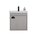 Ver imagem 5 de Gabinete Armario para Banheiro 100% MDF com Cuba - Cremona Lineo 40cm