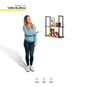 Ver imagem 5 de Conjunto 2 Prateleiras Decorativas Industrial Multiuso Wire BP 15mm Demolição - Abmaza