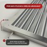 Grelha Uruguaia Inox Parrilla Churrasco 30x40 - 5