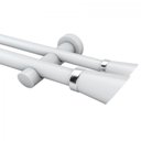 Ver imagem 1 de Kit de Varão Duplo de Cortina 28mm 300cm com Emenda Alemão Belchior