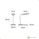 Ver imagem 4 de Luminária de Mesa Full Branco 16cm 10w Multicolor
