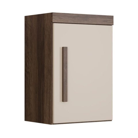 Módulo Aéreo Lateral Dallas 1 Porta 1 Prateleira MDP Lapidado