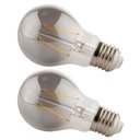Ver imagem 1 de Lâmpada Led Fumê Kit 2 Unid. 30w Iluminação Decorativa Vintage Branco Quente Retrô Luz Casa