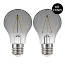 Ver imagem 5 de Lâmpada Led Fumê Kit 2 Unid. 30w Iluminação Decorativa Vintage Branco Quente Retrô Luz Casa