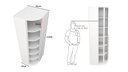 Ver imagem 4 de Sapateira Giratória M2 Armário Multifuncional Closet Loja