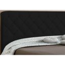 Ver imagem 2 de Cabeceira Para Cama Box Casal 140 cm Paris - JS Móveis - Suede Amassado Preto